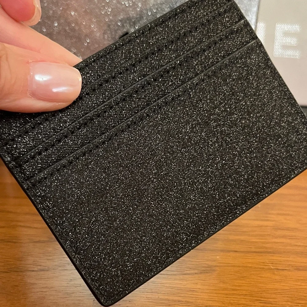 Kate Spade Black and Silver Card Holder